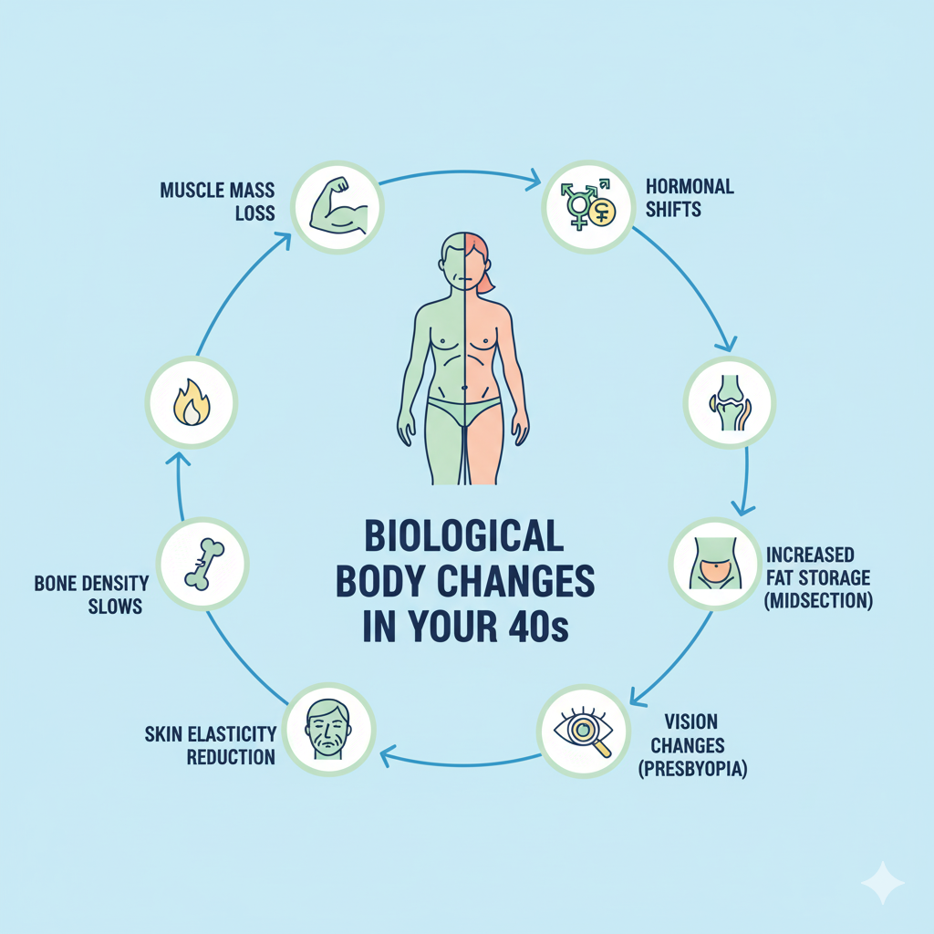 A diagram showing the link between chronic stress, high cortisol, and the accumulation of abdominal fat.